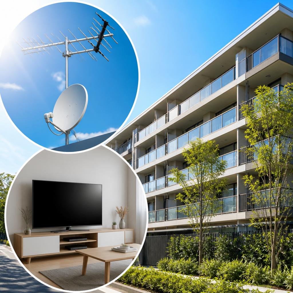 テレビ映像の悩みを解決！新しいマンションでも安定した受信環境を実現します！