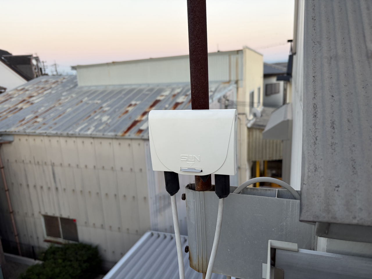 交換後のUHFブースター