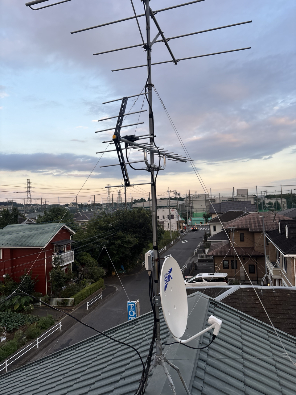 津山市で地デジが映らない｜アンテナ・ブースター・分配器の交換事例｜ONE.BRIDGE
