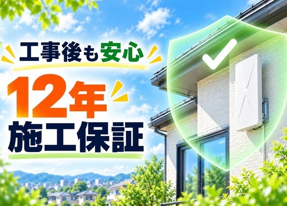 アンテナ工事施工保証