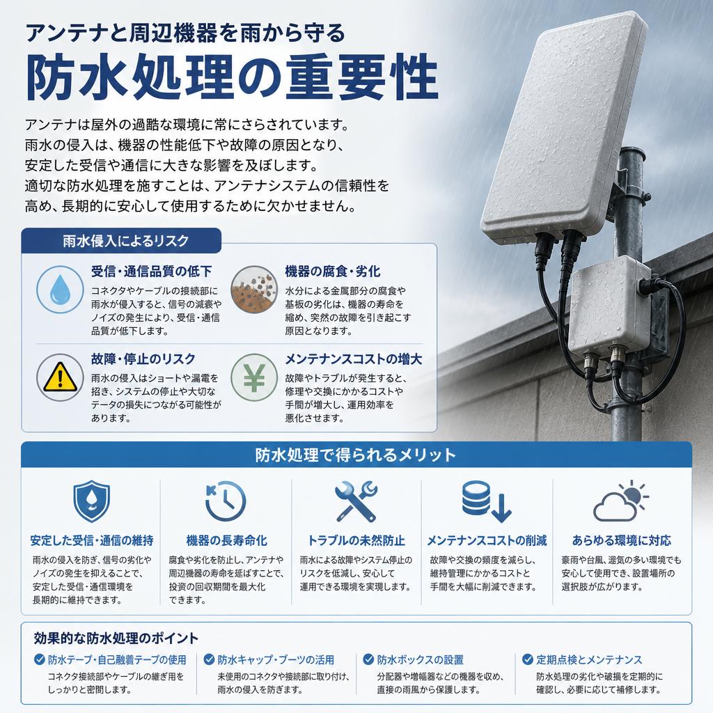 防水処理の重要性
