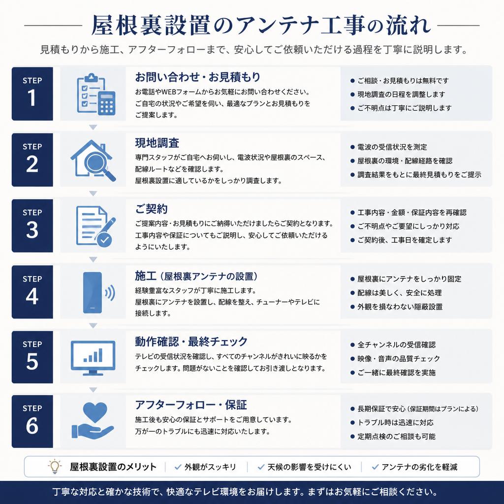 施工の流れ