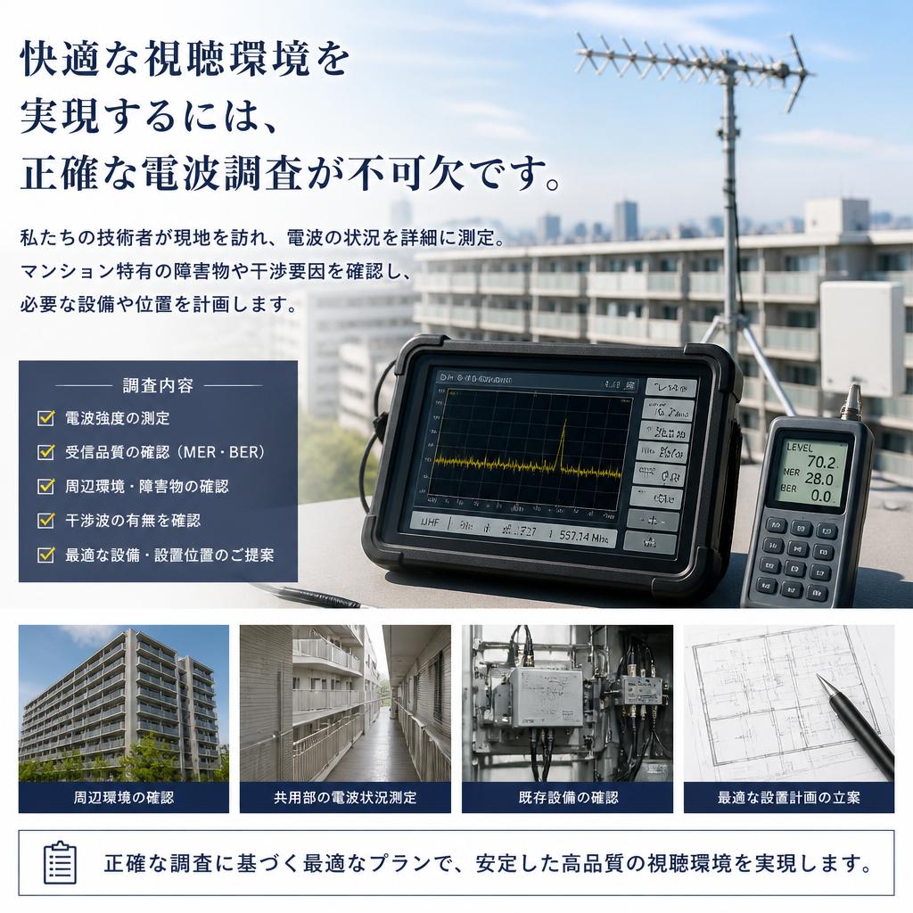精密な電波調査の重要性