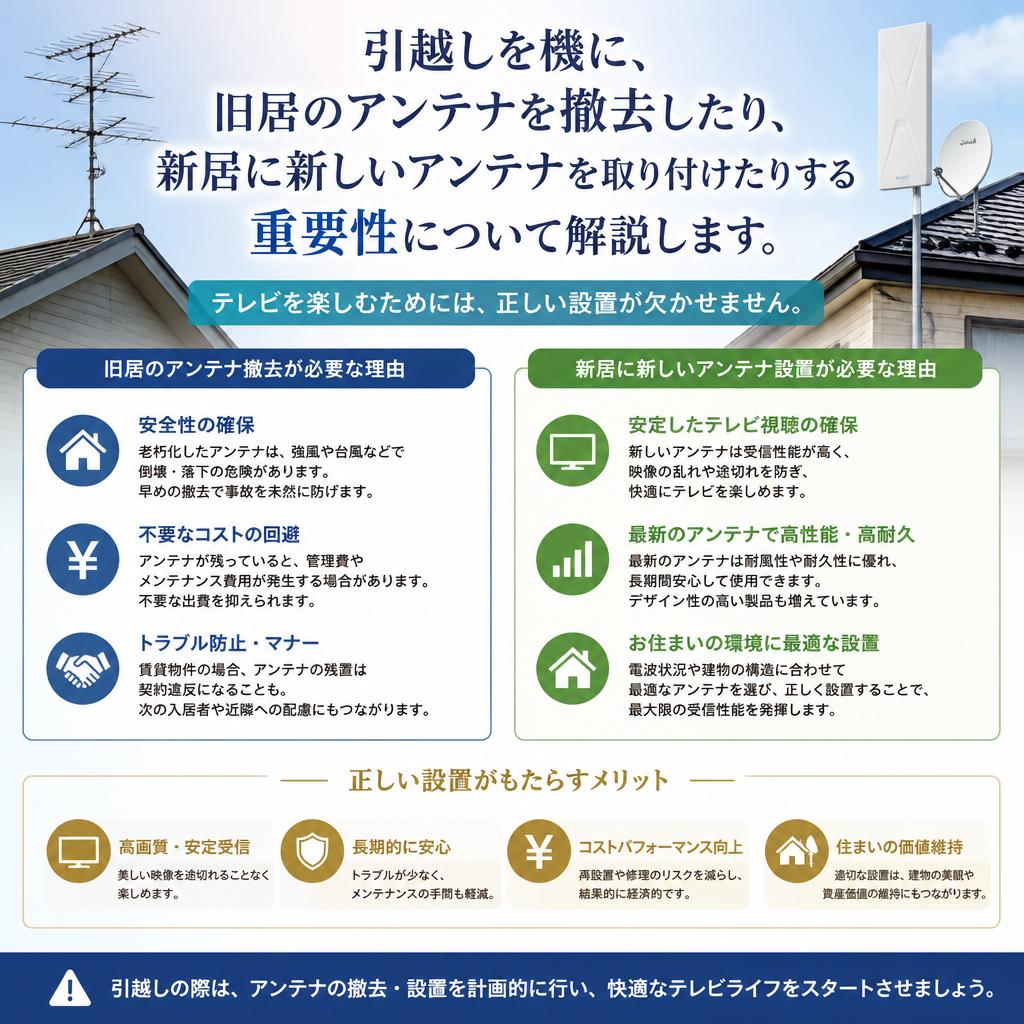 アンテナの撤去・交換の重要性