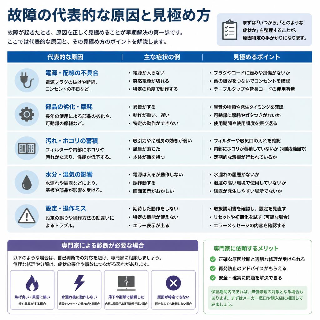 アンテナ故障の原因と対策