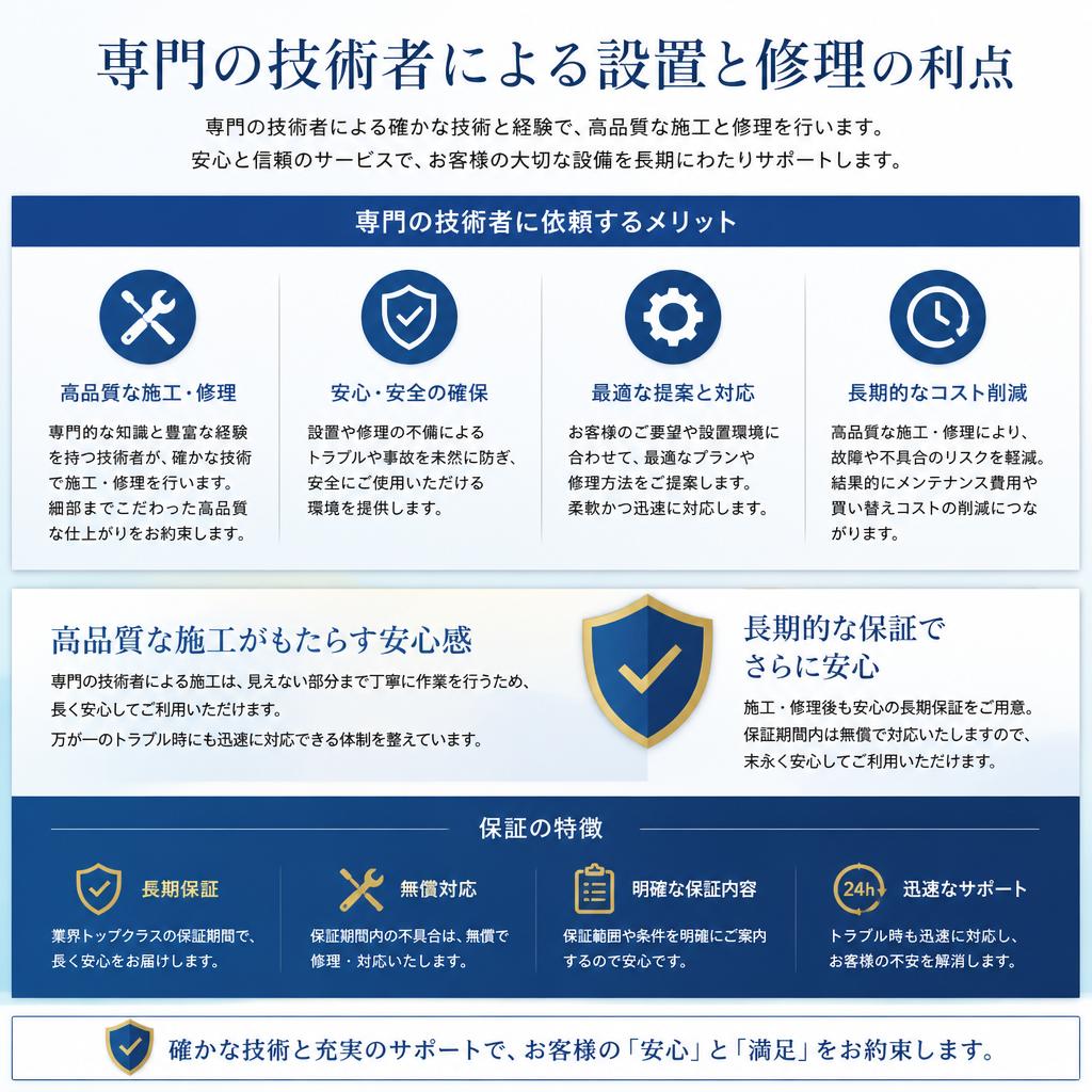 アンテナ設置をプロに依頼するメリット