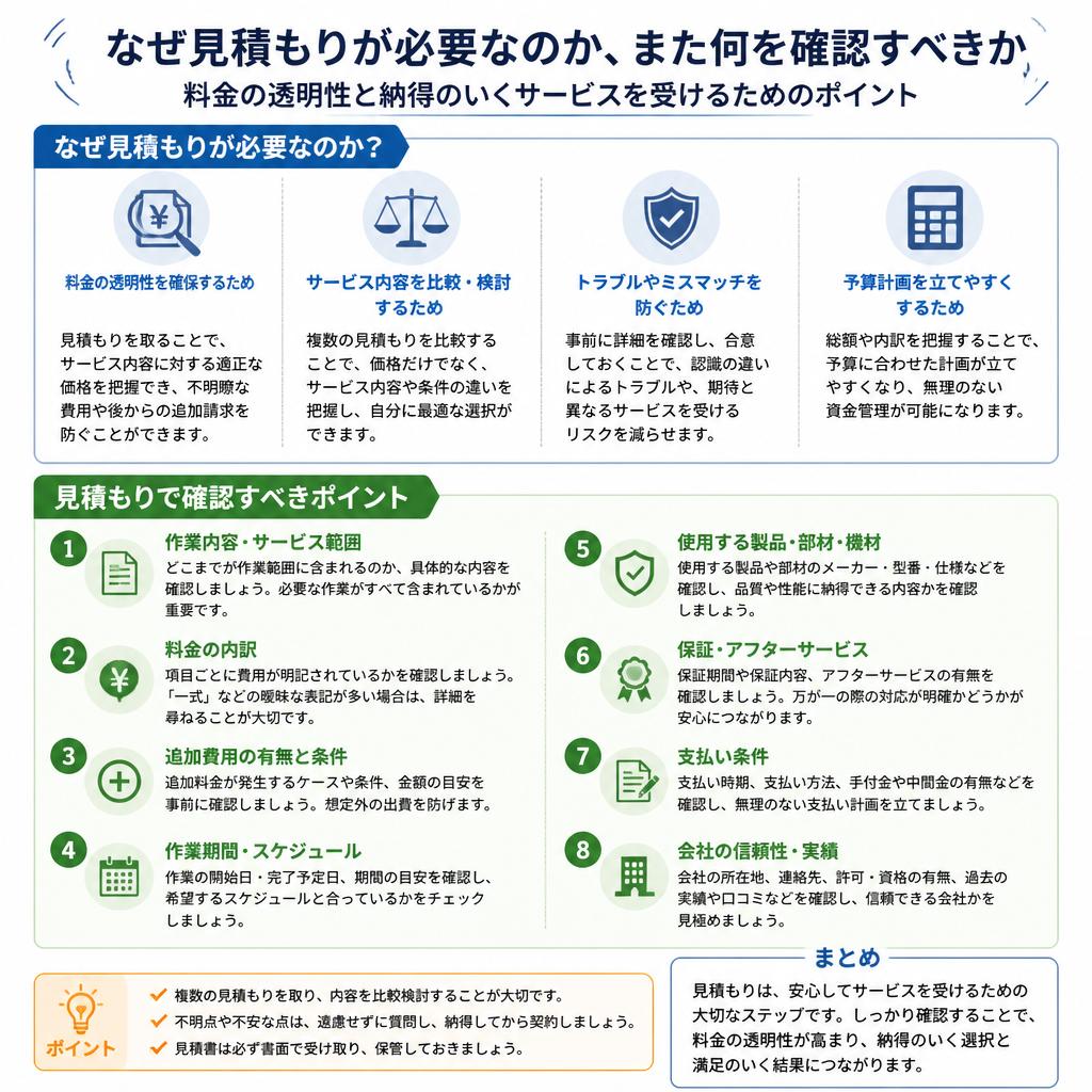 見積もりの重要性