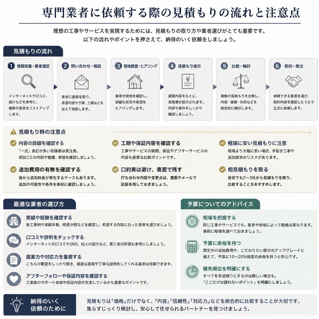 見積もり依頼の流れ