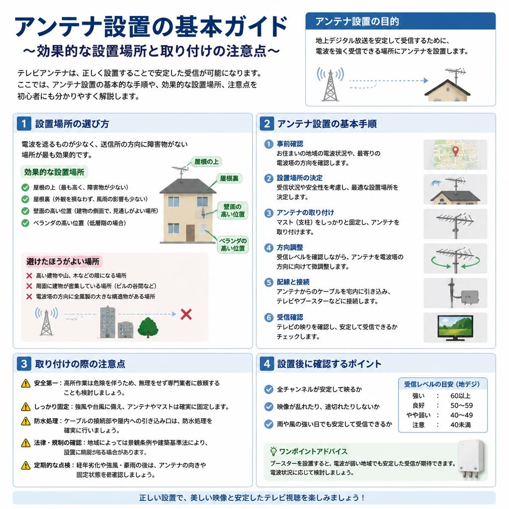 2. アンテナ設置マニュアル