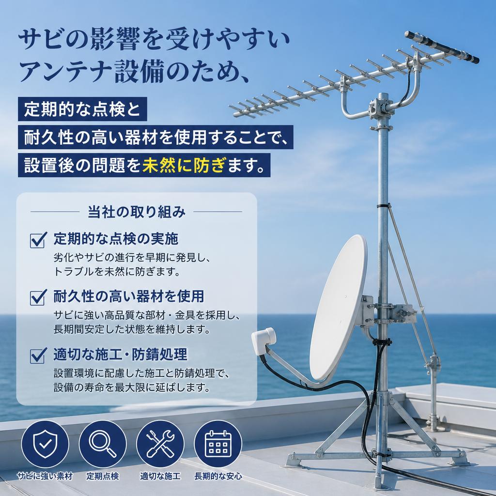 サビから信号を守る！